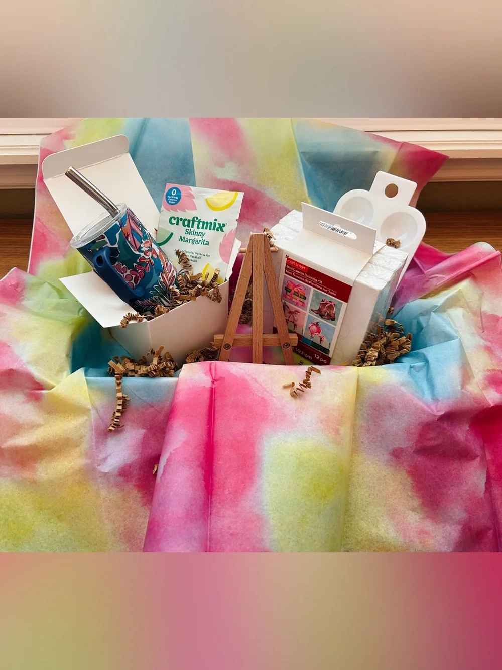 Whispers of Light Coastal Cowgirl Mini Art Night Paint & Sip Gift Box